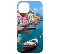 Mediterranean Island Art and Sea Chill, An Italian Maritime Case for iPhone 15 Plus