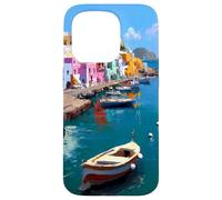 Mediterranean Island Art and Sea Chill, An Italian Maritime Case for iPhone 15 Pro