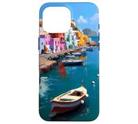 Mediterranean Island Art and Sea Chill, An Italian Maritime Case for iPhone 16 Pro Max