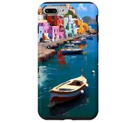 Mediterranean Island Art and Sea Chill, An Italian Maritime Case for iPhone 7 Plus/8 Plus