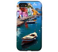 Mediterranean Island Art and Sea Chill, An Italian Maritime Case for iPhone SE (2020) / 7/8