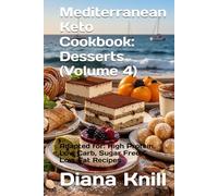 Mediterranean Keto Cookbook: Desserts (Volume 4): Adapted for: High Protein, Low Carb, Sugar Free & Low-Fat Recipes