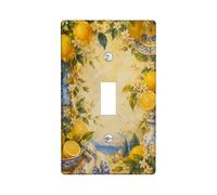 Mediterranean Lemon Citrus Art Toggle Switch Plate