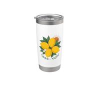Mediterranean Lemons Vintage Fruit Stainless Steel Insulated Tumbler
