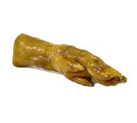 Mediterranean Natural Pigs Trotter Dog Chew Treat Long Lasting Natural Treat for Large Medium Dogs Premium Protein Source Raw-hide Free Dog Chew for Aggressive Chewers Natural Pork Snack-pck of 2