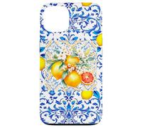 Mediterranean orange blue baroque Summer art Case for iPhone 13