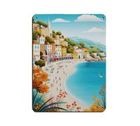 Mediterranean Riviera French Riviera Travel Tin Sign Vintage Metal Pub Club Cafe Bar Home Wall Art Decoration Poster Retro 12x16inch(30x40cm)