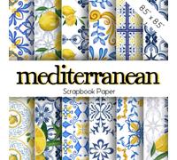 MEDITERRANEAN Scrapbook Paper: European summer inspired decorative paper collection with Sicily, Italy, and Greece themed images | Patterned paper ... projects, kids' crafts, collage, scrapbooking