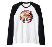 Mediterranean Sea Cat at The Amalfi Coast Raglan Baseball Tee