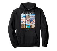 Mediterranean Sea Greece in Greek Language Athens Acropolis Pullover Hoodie