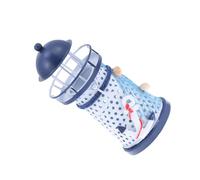 Mediterranean Style Candle Holder Lighthouse Art Iron for Tealight Display