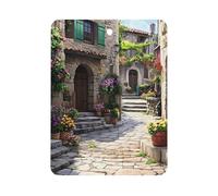 Mediterranean Style Old Stone Buildings Funny Car Air Freshener Automotive Aromatherapy Tablets for Rearview Mirror Wardrobe Shoe Cabinet