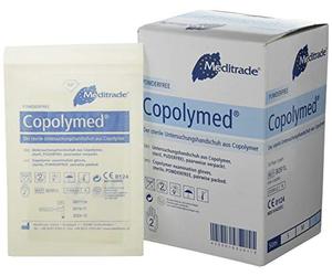 Meditrade 8091L Copolyme Sterile Individually Wrapped Sterile Examination Gloves, Powder Large (Pack of 100)