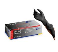 Meditrade Nitril® Black Nitrile Examination Gloves PowderFree, LatexFree, Mu...