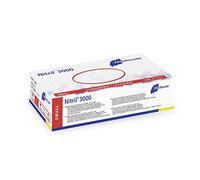 Meditrade Nitrile Gloves, Disposable, Powder-Free, White, Small, 100pcs
