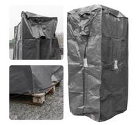 (MEDIUM (1.3M x 1.1M x 2.2M)) Heavy Duty Pallet Cover Tarp Bag, Waterproof Storage Cargo Protector, 200gsm, 2.2m Height, Available in S/M/L Sizes