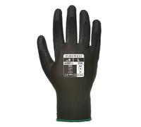 (Medium- 1 Pair Pack, Black) Portwest - Superb abrasion and tear resistance PU Palm Glove (1 Pair Pack)