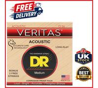 Medium 13-56 Acoustic Guitar Strings Phosphor Bronze Coated Core Technology