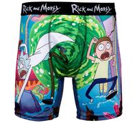 (Medium (32-34), Multicoloured) Rick and Morty Chased Out Of Portal Boxer Briefs