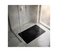 (Medium - 38x70cm, Midnight Black) Imperial Rooms Premium Non Slip PVC Bath Tub Mat & Shower Mats| Super Safety Washable Mats