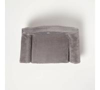 (Medium - 51 X 32 X 27 cm) Small Plush Fold Out Sofa Pet Bed - Beige