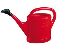 Green Wash Essential Indoor Outdoor Plastic Plant Watering Can - 5L - Red
