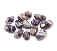 Medium African Tumble Stones Amethyst Chevron