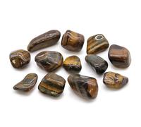 Medium African Tumble Stones - Tigers Eye - Varigated