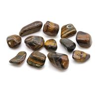 Medium African Tumble Stones Tigers Eye Varigated