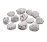 Medium African Tumble Stones - White Howlite - Magnesite