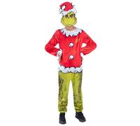 Smiffys Dr Seuss The Grinch Santa Costume Age 7-9