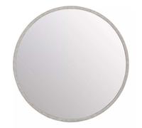 Medium Antique Silver Round Wall Mirror | Saska