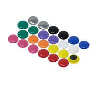 Medium Assorted Planning Office Magnets for Fridge, Whiteboard, Noticeboard, Filing Cabinet - Pack of 120