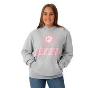 Barbie Collegiate Logo Women's Grey Marl Hoodie | Authentic Merchandise | Comfortable & Stylish Sweatshirt Fans