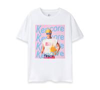 (Medium) Barbie Short Sleeved T-Shirt (Mens White)