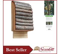 Medium Bat House - 14x28cm Natural Wood for Wildlife Conservation