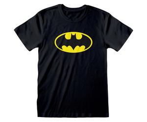 (Medium) Batman 'Yellow Logo' (Black) T-Shirt