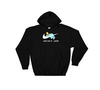 (Medium, Black) Homer Simpson Just Do It Later Black Men Women Unisex Hooded Sweatshirt Hoodie