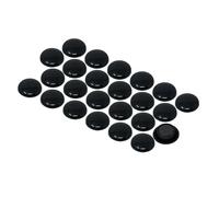 Medium Black Planning Office Magnets for Fridge, Whiteboard, Noticeboard, Filing Cabinet - Pack of 120