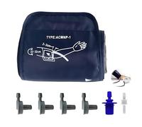 Medium Blood Pressure Cuff 22-32 cm Adjustable Replacement Cuff, Portable Cuff for Automatic Blood Pressure Monitor, Universal Upper Arm Accessory for Home Use, Comfortable Wrap, Blue (Cuff Only)