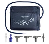 Medium Blood Pressure Cuff, 22-32CM Replacement M Szie Cuff Adjustable Applicable for Average Upper Arm with 6 Connectors Universal for Omron BP Monitor Home Use Not Included Machines