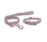 (Medium, Blush) Skye & Murphy All Weather Snappy Collar & Lead Set