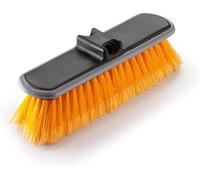Medium Bristle Deck Scrub Brush - Composite Deck Brush Head & Vinyl Siding Brush // Boat Scrub Brush, Roof Brush for Extension Pole // Exterior, Patio & Deck Cleaning Brush (Pole Sold Separately)