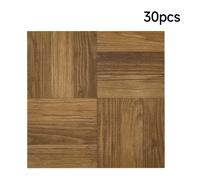 (Medium Brown, 30pcs) 12in Wood Grain Parquet Self-adhesive Flooring Tiles