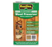 Rustins Advanced Wood Preserver Mid Brown 5 litre RUSAWPMB5L