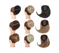 ,Medium brownNatural Look Hair Pieces & Extensions, Synthetic Drawstring Bun Hairpiece with Comb Clip - Short Ponytail Chignon,Human Hair Clip-In Ponytail Extensions