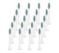 Medium Brush Heads, Compatible with Philips, HX4100 5950 9500 | 4/8/12/20 pcs, for Sonicare 1100 2100 4100 4300 5100 5300 6100 6500 7000, 9000, 9300, 9700(White-20 Pcs)