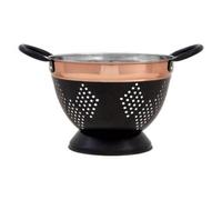 Medium Charcoal and Copper Colander | Prescott