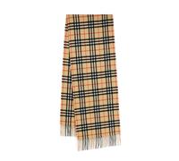 Medium Check Scarf - unisex - Burberry - Winter Scarves - Beige - ONE SIZE - Accessories ONE SIZE