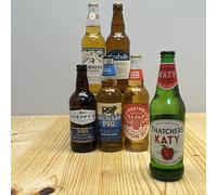 Medium Cider Gift Set - 6 Bottle Craft Selection Box | Smooth Apple Flavours | Gift for Cider Lovers